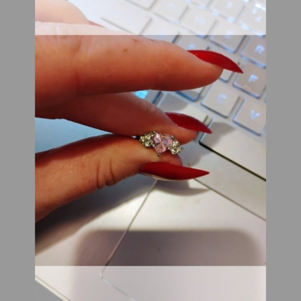 Pink heart ring - Picture 4 of 4